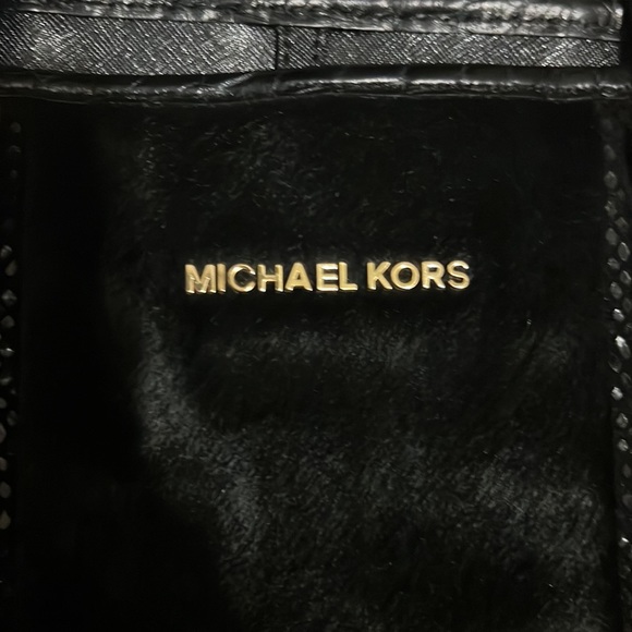 Black Michael Kors cowhide tote - Picture 3 of 3